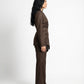 Kimono Dark Brown Suit