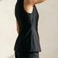 The V-Line Black Vest