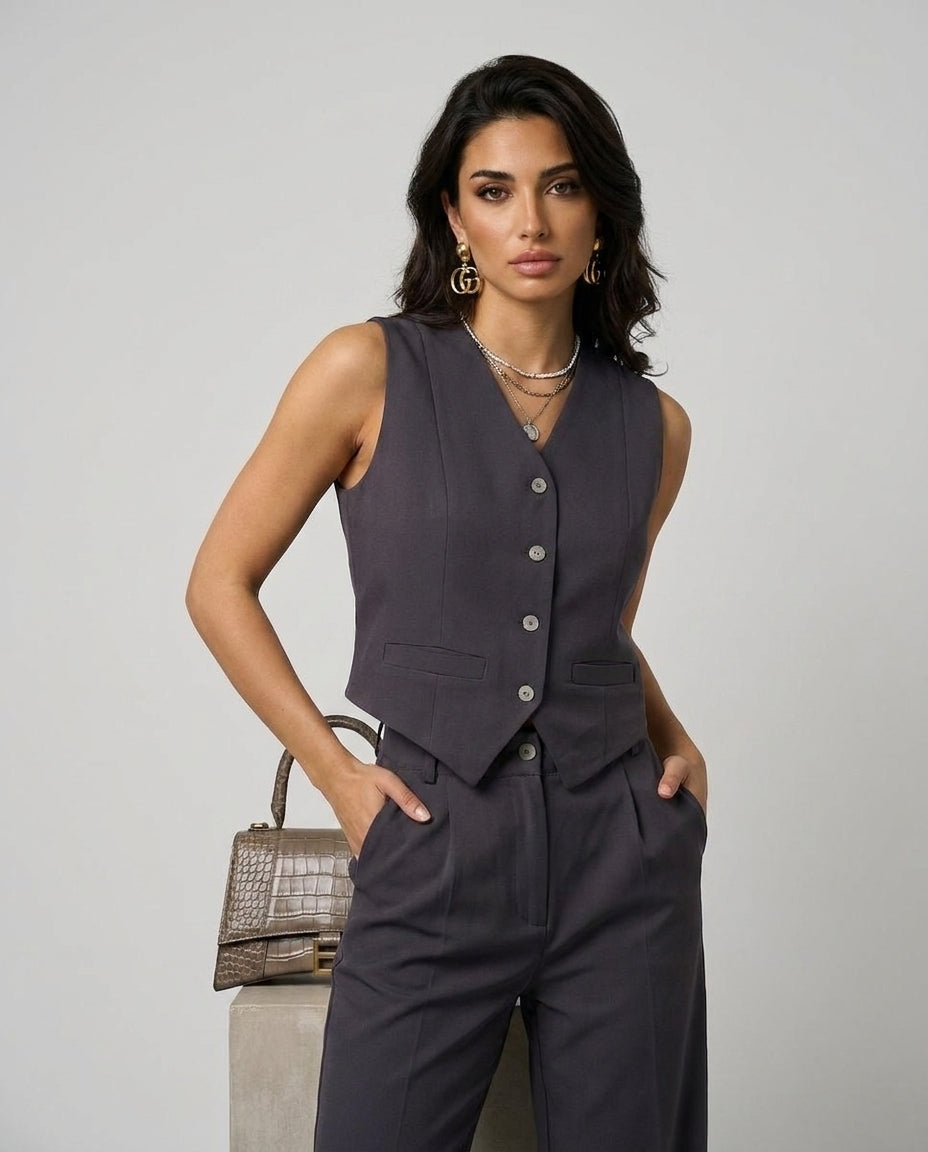 Gray Classic Vest Only