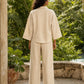 The Verona Linen Set - Beige