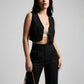 Linen Vest Only - Black