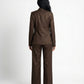 Kimono Dark Brown Suit