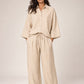 The Verona Linen Set - Beige