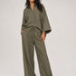 The Verona Linen Set - Olive