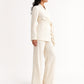 Kimono Offwhite Linen Suit