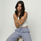 The Santorini Stripe Pants - Blue