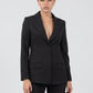 Relaxed Fit Two Button Blazer (Blazer Only) - Black