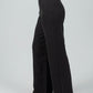 Black High - Waist Classic Trousers - Hushy Wear