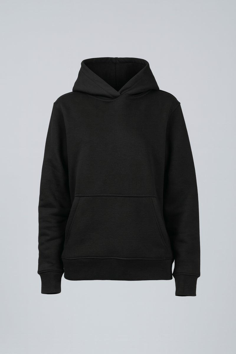 Black Hoodie (Top Only) - Hushy Wear