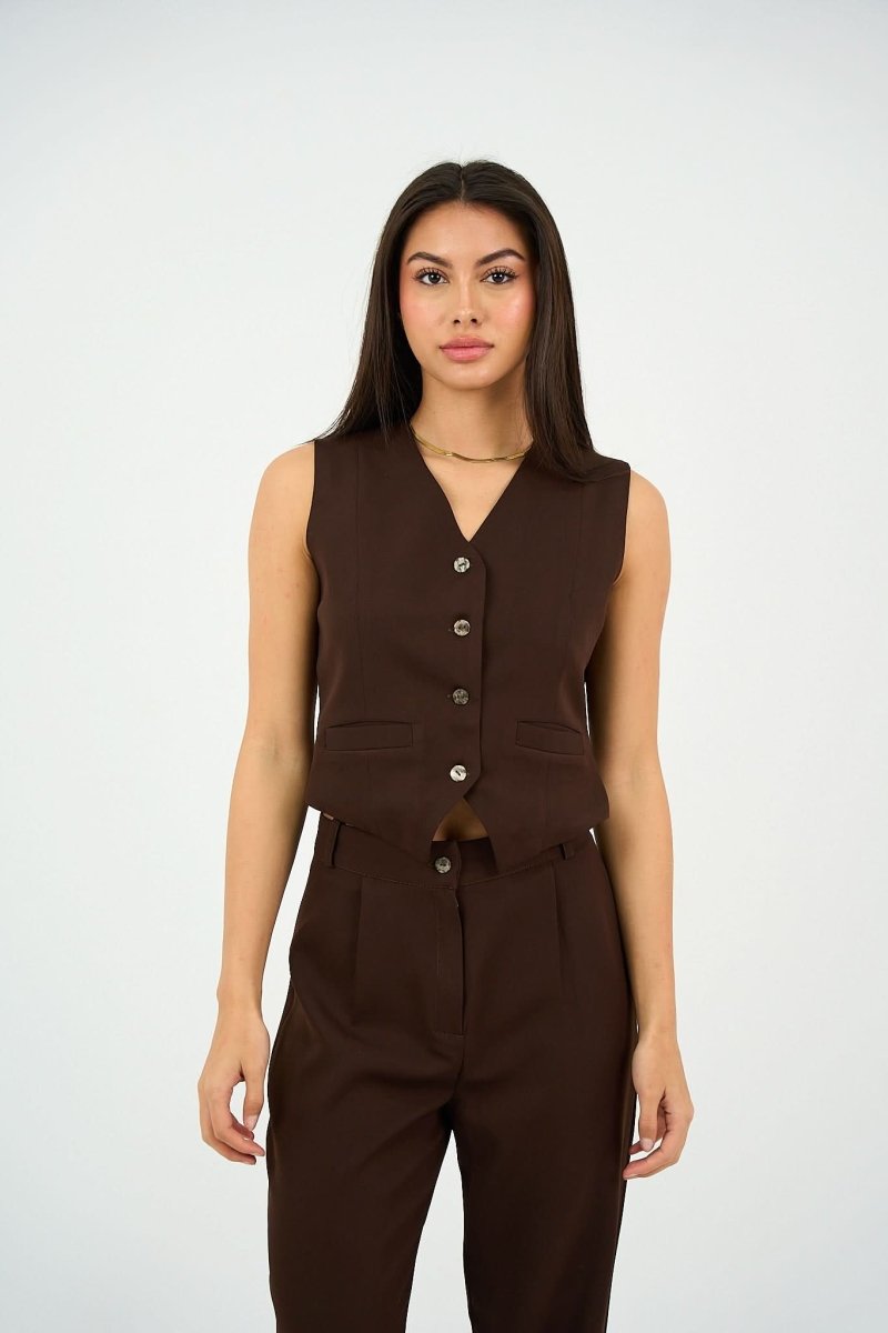 Brown Classic Vest Only