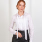 White Shirt/Straight Classic Gray Trouser