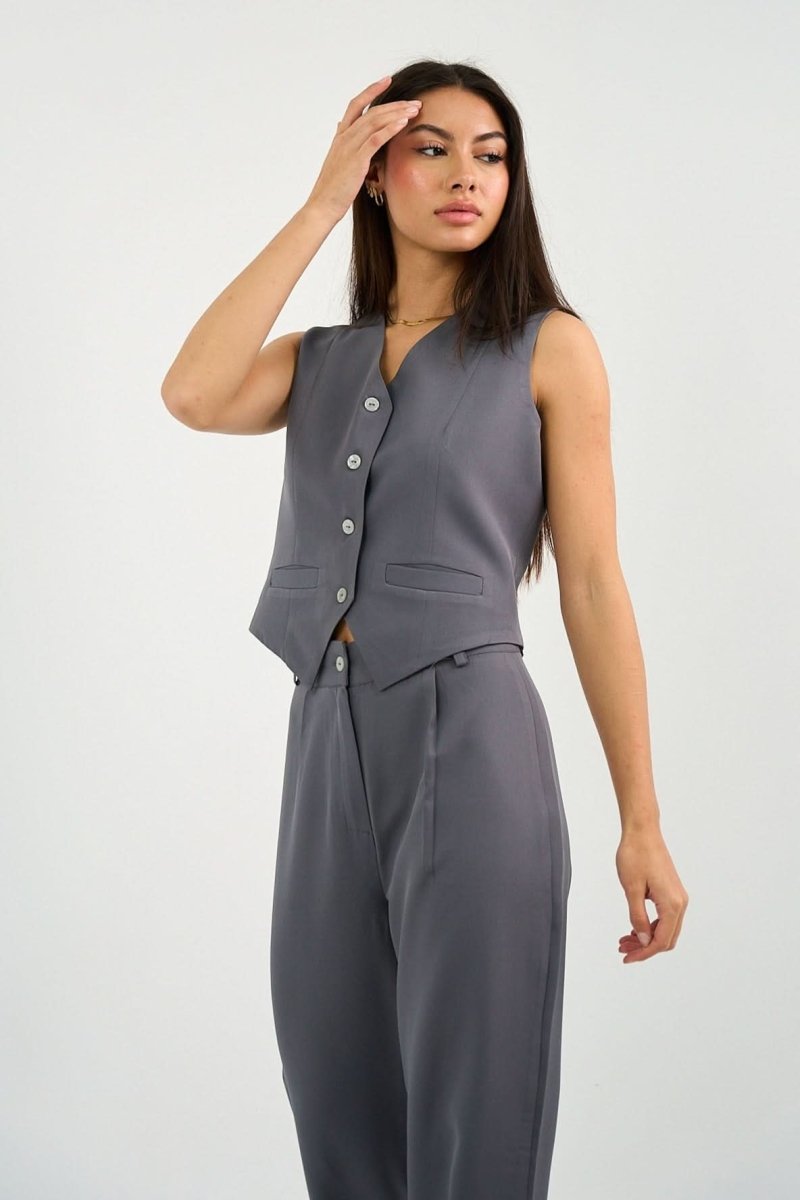 Gray Classic Vest Only - Hushy Wear