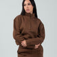 Half - Zip Lounge Top – Mocha - Hushy Wear