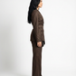 Kimono Premium Blazer - Brown