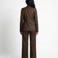 Kimono Dark Brown Suit