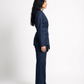Elegant Wide-Leg Trousers – Navy