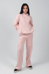 Hoodie & Sweatpants Set in Pink - Hushy Wear