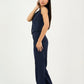 Navy Classic Vest & Pleated Straight Pants Set