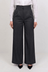 Premium High Waist Trouser - Gray - Hushy Wear