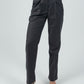 White Shirt/Straight Classic Gray Trouser