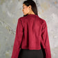 Suede Top - Maroon - Hushy Wear