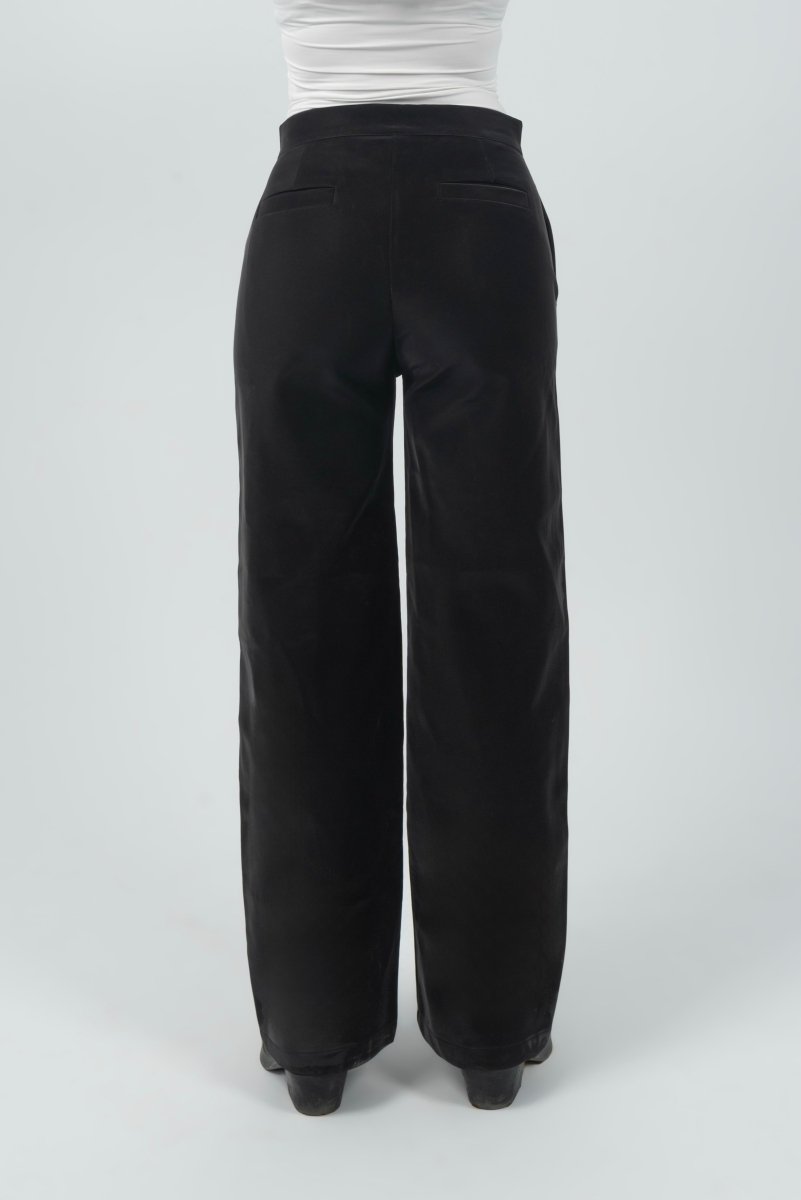 Tailored Leather Suit Set – Black - Hushy Wear