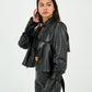 Trench Jacket - Leather - Hushy Wear