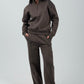 Wide - Leg Lounge Sweatpants – Charcoal - Hushy Wear